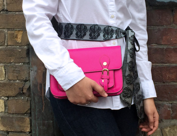 Hot pink purse