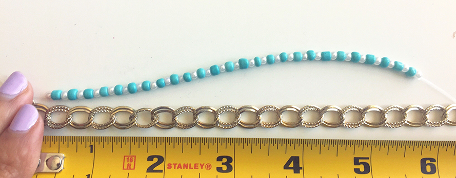 Measuring DIY Bracelet and Chain