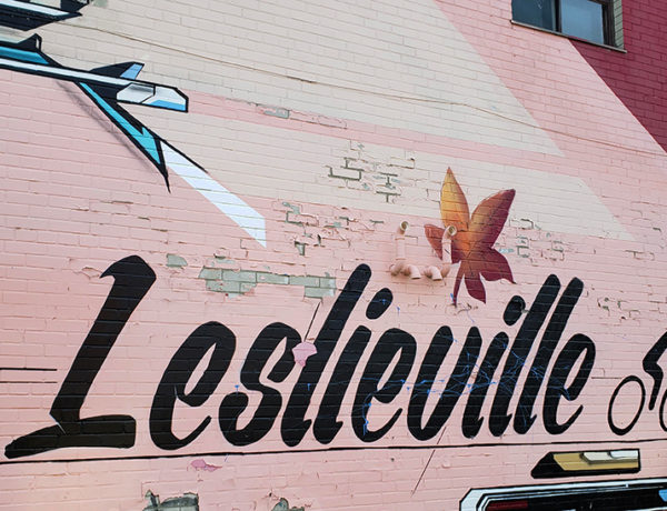 Leslieville Mural Wall