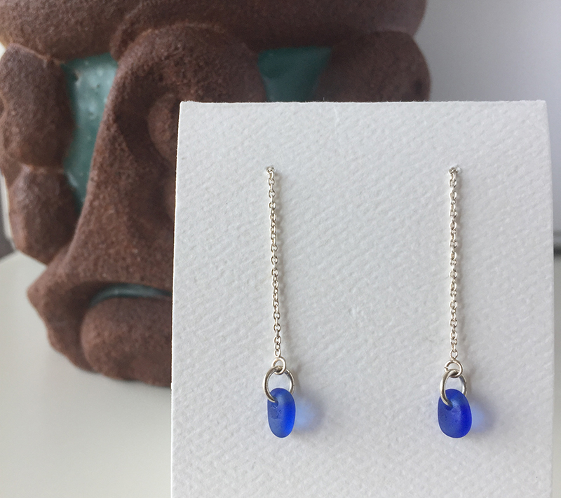 Sea Glass Jewelry Earrings